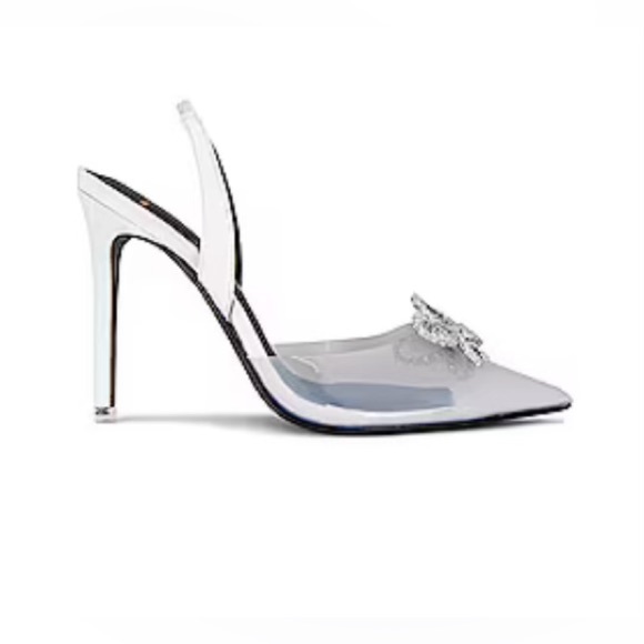 Black Suede Studio heels with bow - Picture 4 of 5